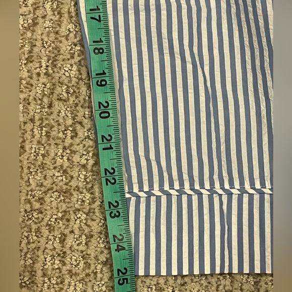 Blue and White Stripe Lake Pajama Set - Picture 4 of 4